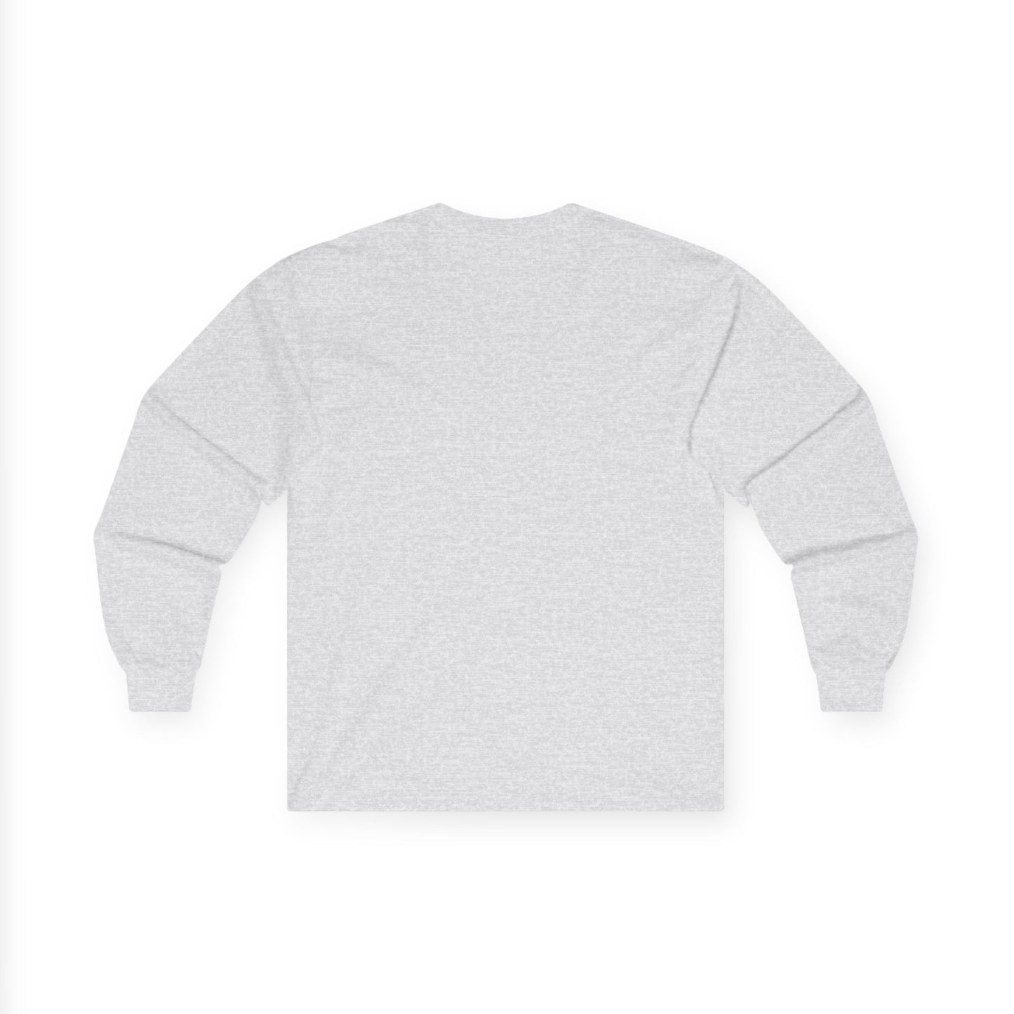 Squish Shoulder Cat Unisex Long Sleeve Tee, Ash Grey, 5-Sizes