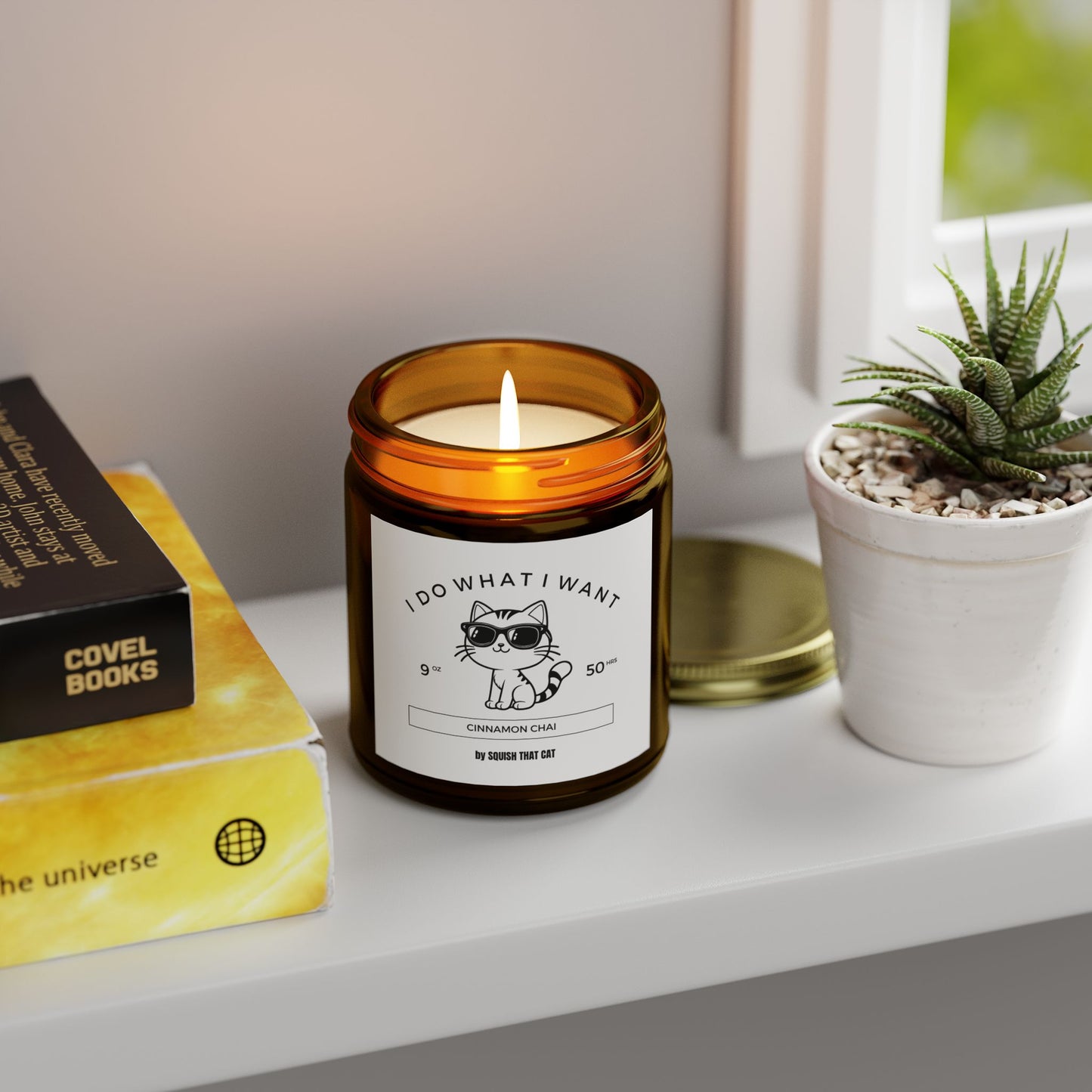 I Do What I Want Cinnamon Chai, Scented Candle (9oz)