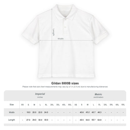 Be Cool DryBlend® Youth Jersey Polo, 2 Colors / 4 Sizes