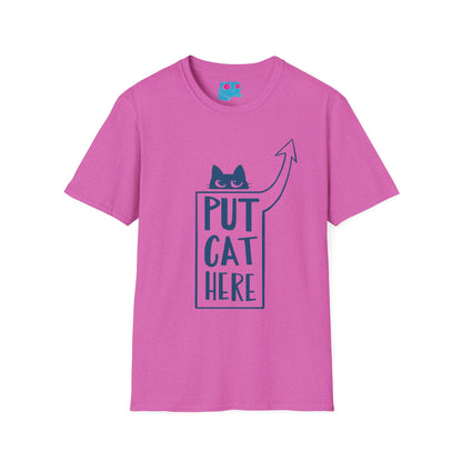 Calling All Shoulder Cats Essential Unisex Cotton Tee, Four Colors, 6 Sizes