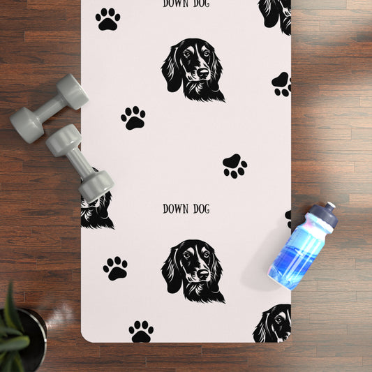 Down Dog Yoga Mat for Dog Lovers by SquishThatCat, A Perfect Gift Idea