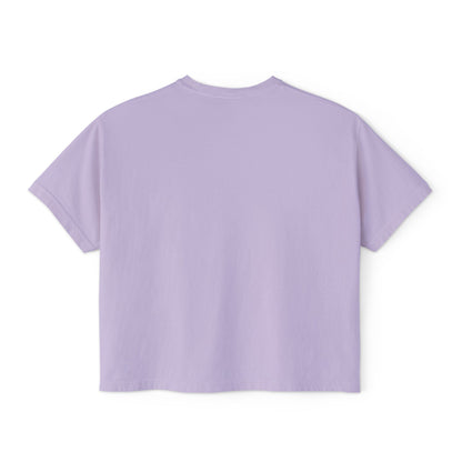 Women's Boxy Tee, Shoulder Cat, 100% Cotton, 3 Size