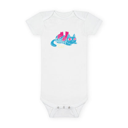 Onesie Organic Cotton Baby Bodysuit, 3-6 months