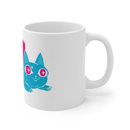 Squish That Cat Classic Cermic Mug, 3 Sizes