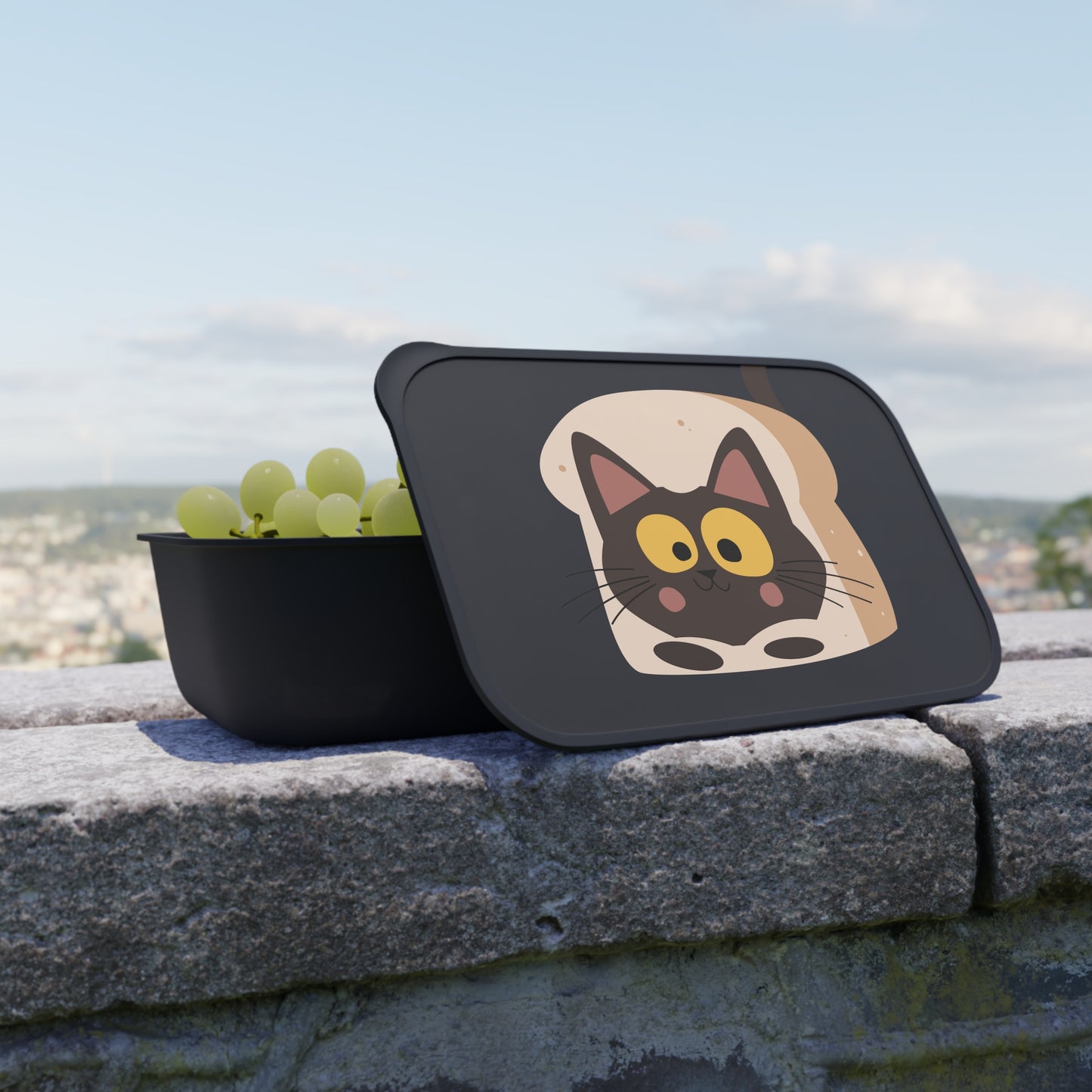 Cat Loaf Eco-Friendly Kids Bento Box for Lunches