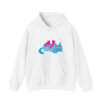 White | Squish That Cat Unisex Hoodie