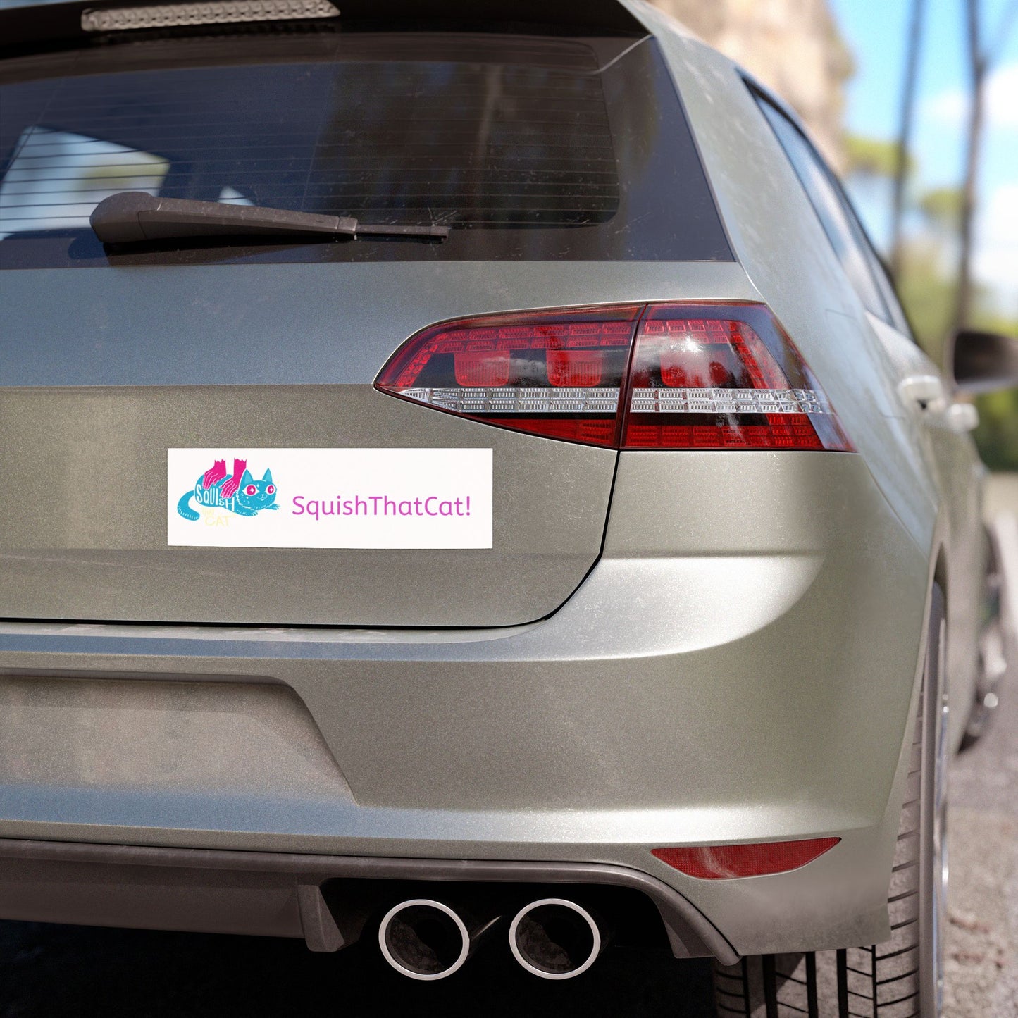 Squish Car Magnet 10 x 3-in