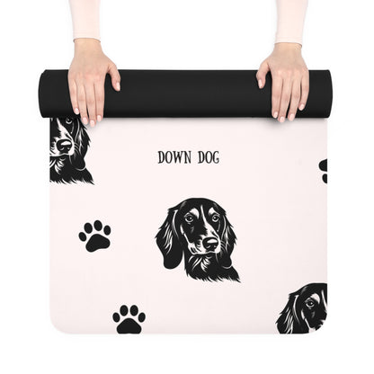 Down Dog Yoga Mat for Dog Lovers by SquishThatCat, A Perfect Gift Idea