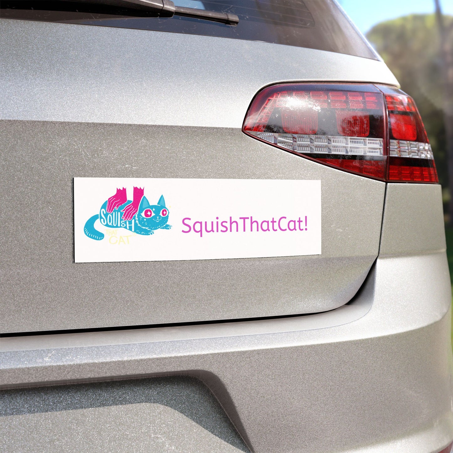 Squish Car Magnet 10 x 3-in