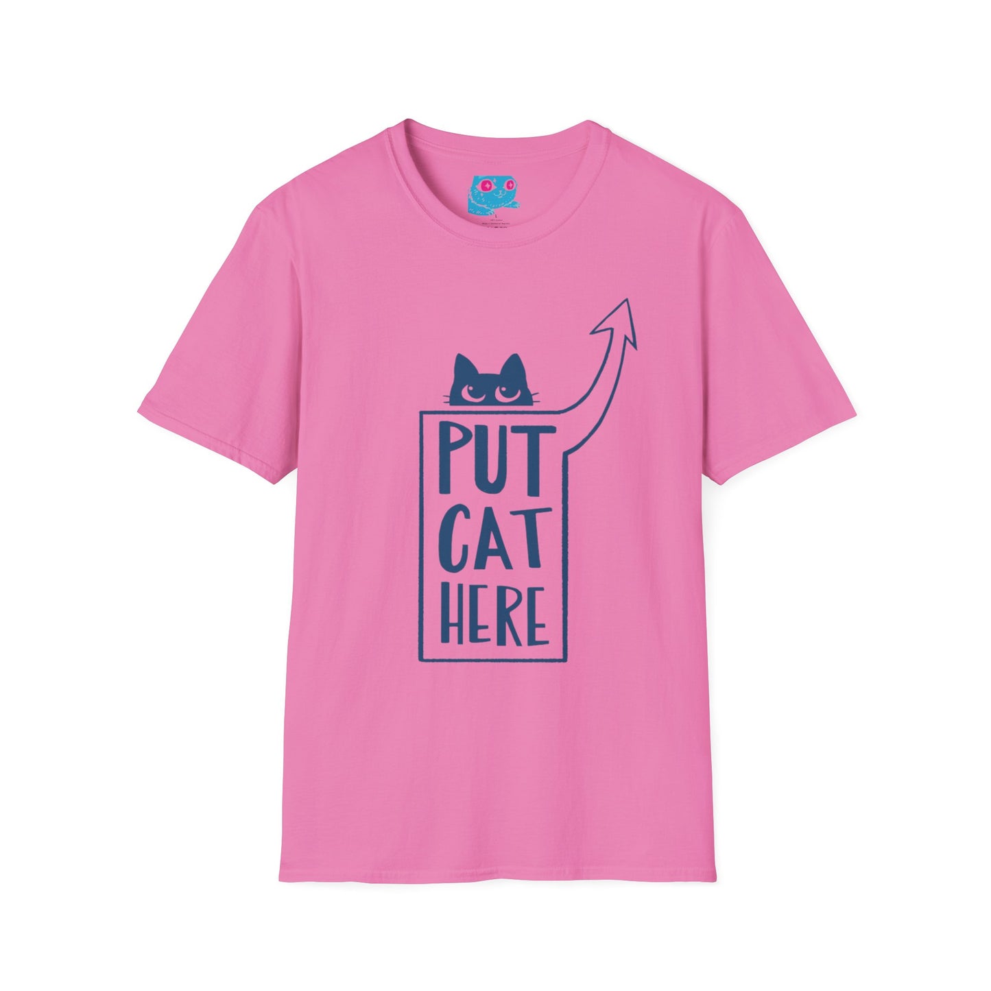 Calling All Shoulder Cats Essential Unisex Cotton Tee, Four Colors, 6 Sizes