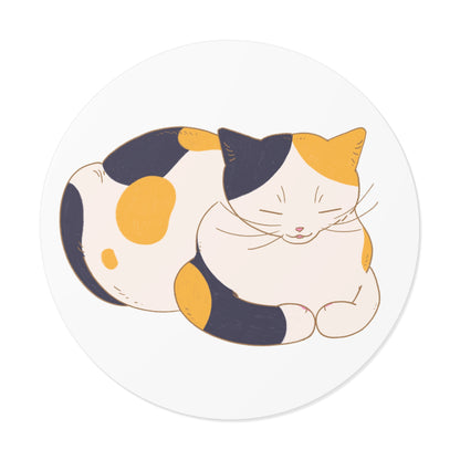 SquishThatCat Calico Sticker, 3 x 3-in