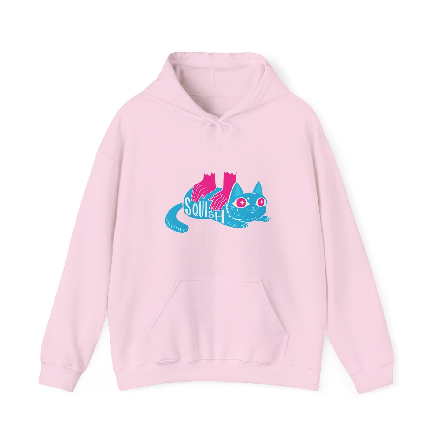 Light Pink | Squish That Cat Unisex Hoodie