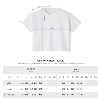 Women's Ivory Boxy Tee, 3 Sizes