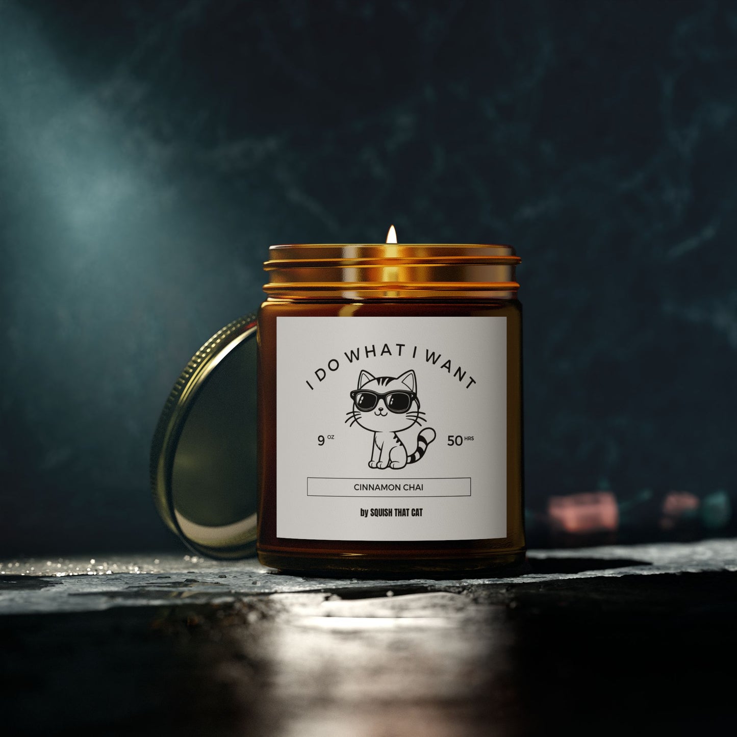 I Do What I Want Cinnamon Chai, Scented Candle  (9oz)