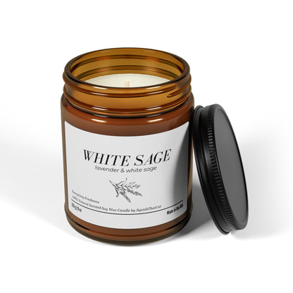 Scented Soy Candle White Sage & Lavender, 9oz