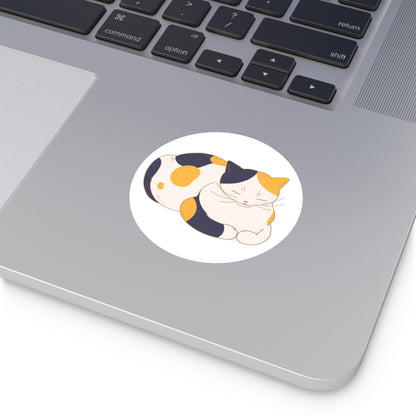 SquishThatCat Calico Sticker, 3 x 3-in