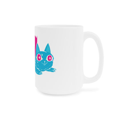 Squish That Cat Classic Cermic Mug, 15oz or 20oz