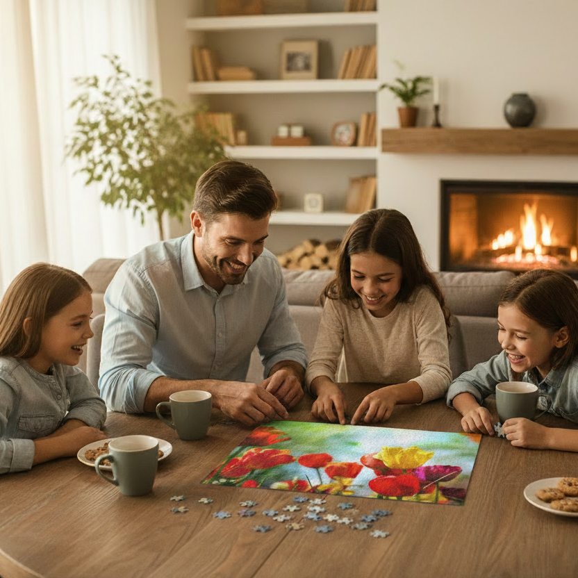 Family | Tulip 500 Piece Puzzel | Squish That Cat